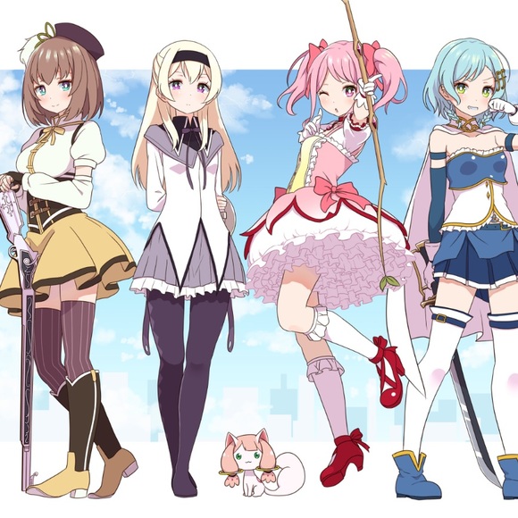 PUELLA MAGI MADOKA MAGICA ANIME COSPLAY, Uniform Costume, Sz L, Full Set Lijian - Picture 7 of 7